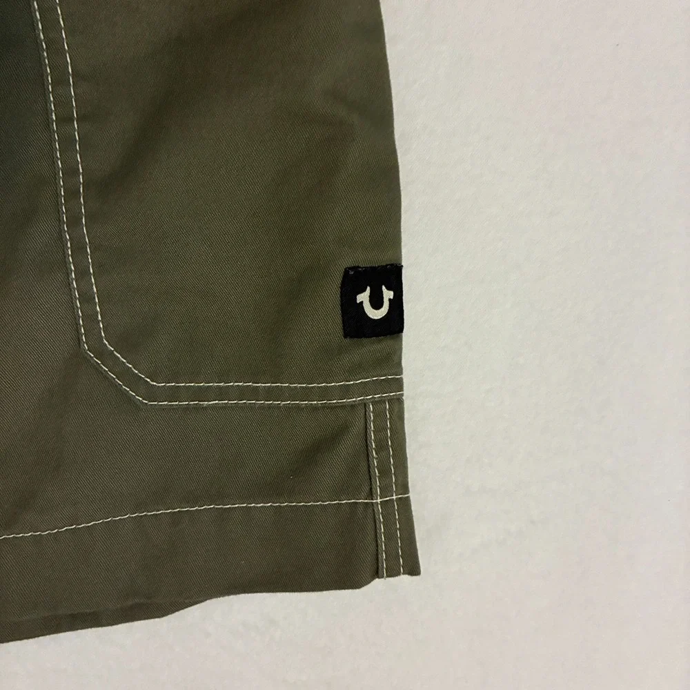 True Religion Cargo Shorts Mens Size 32 (Fits 34) 11
